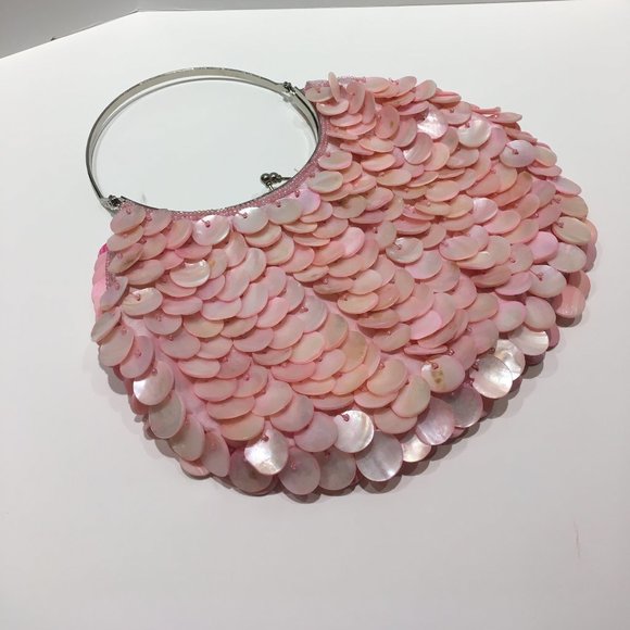 Handbags - EXPRESSIONS NYC PINK SHELL PURSE